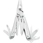 LEATHERMAN, Sidekick Pocket Size Multitool with Spring-Action Pliers and Saw, Stainless Steel with Nylon Sheath