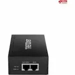 TRENDnet Gigabit Ultra PoE+ Injector, Supplies PoE (15.4W), PoE+(30W) Or Ultra PoE(60W), Network A PoE Device Up To 100m(328 ft), Supports IEEE 802.3af,802.at,Ultra PoE, Plug &amp; Play, Black, TPE-117GI