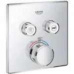 Grohe 29 141 Grohtherm Two Function Thermostatic Valve Trim Only - Chrome