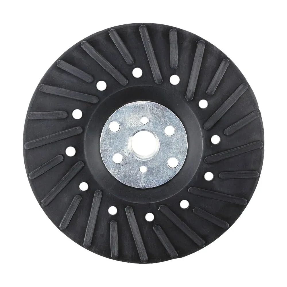 BHA Angle Grinder Ribbed Backing Pad for Resin Fiber Disc, 5" x 5/8"-11