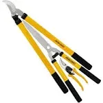 CENTURION 1222 3 Piece Lopper, Hedge Shear, and Pruner Branch Cutting Combo Set