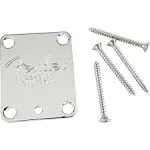 Fender 4-Bolt American Series Guitar Neck Plate, Chrome