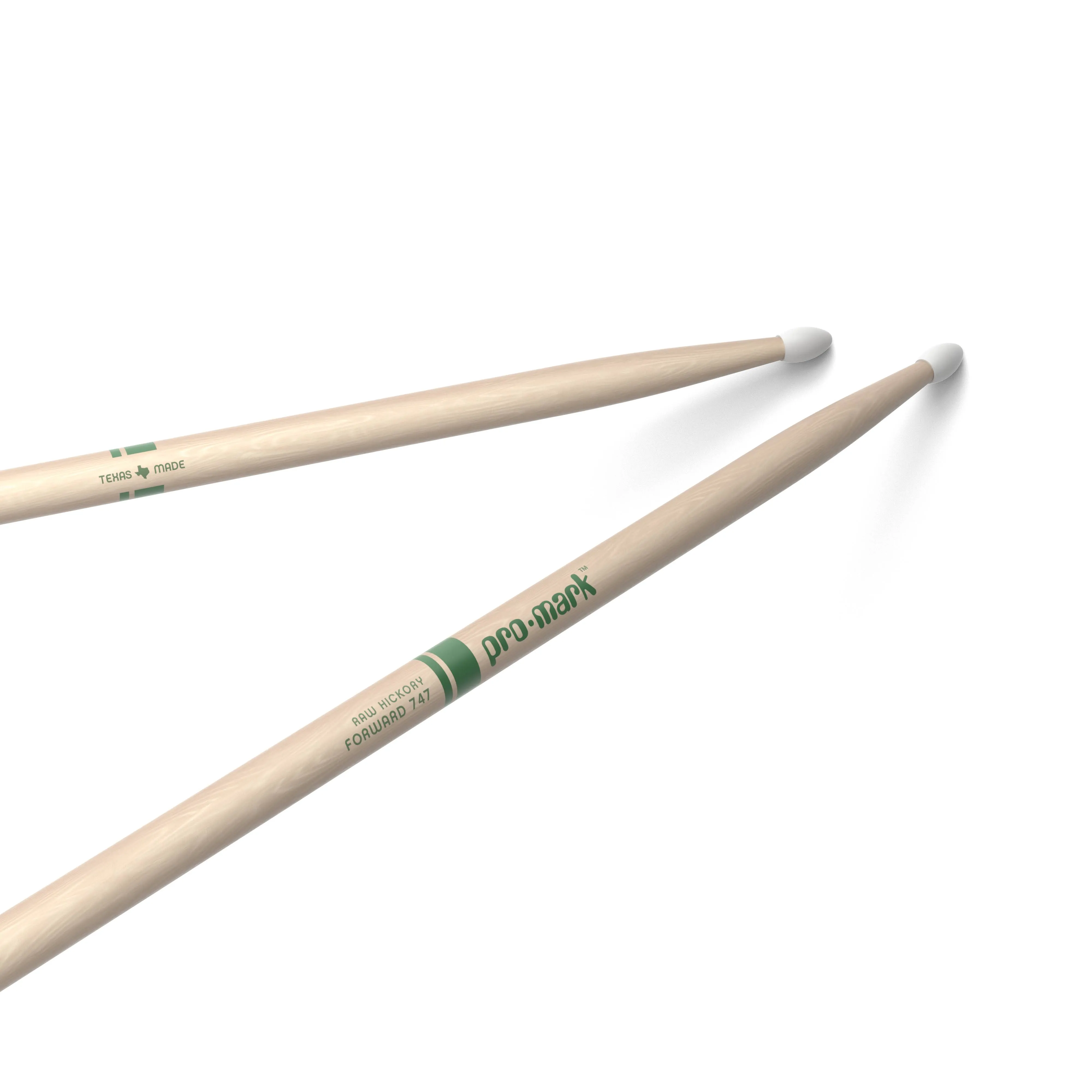 Promark Hickory 747  InchNatural Inch Nylon Drumsticks