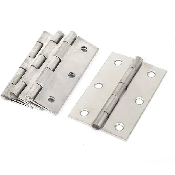 Uxcell Cabinet Gate Closet Door 3-Inch Long Stainless Steel Hinge 4pcs