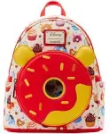 Winnie the Pooh - Sweets Poohnut 10” Faux Leather Mini Backpack &#034;New&#034;