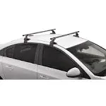 SportRack SR1010 Roof Rack Direct Fit Clamps to Roof Rail Black Steel Set of 2