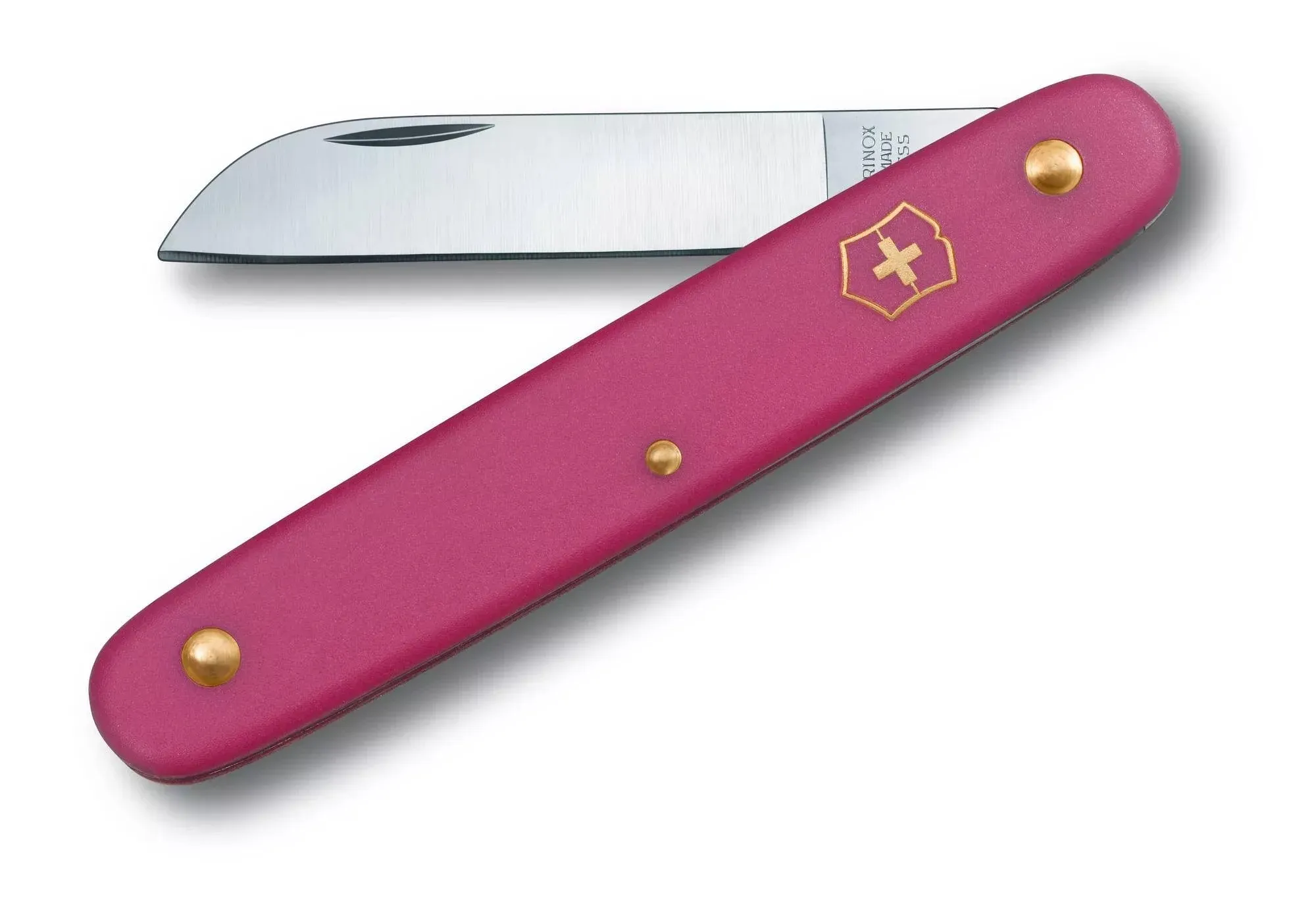 Blumenmesser, gerade Klinge, 55 mm, pink, Blister