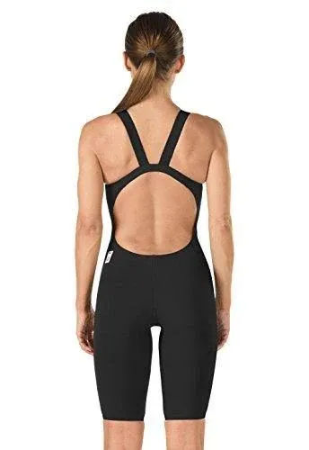 Speedo Women's LZR Racer Pro Recordbreaker Open Back Kneeskin With Comfort Strap ...