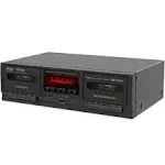 Pyle Pro PT639D Stereo Dual Cassette Deck with Digital Noise Reduction