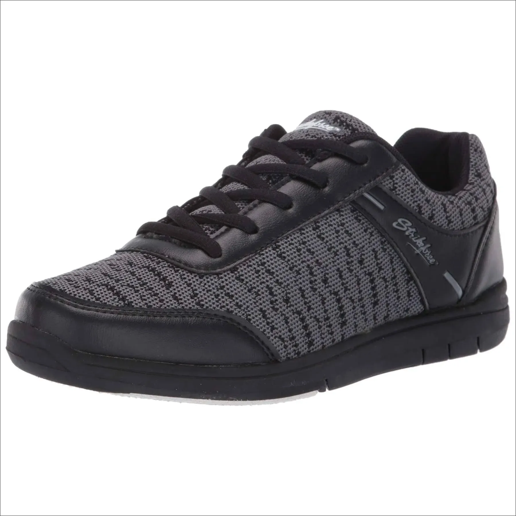 KR Strikeforce Mens Flyer Mesh Black/Steel Bowling Shoes