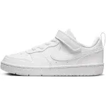 Nike Kids' Preschool Court Borough Low Recraft Shoes, Size 12, White/White-White