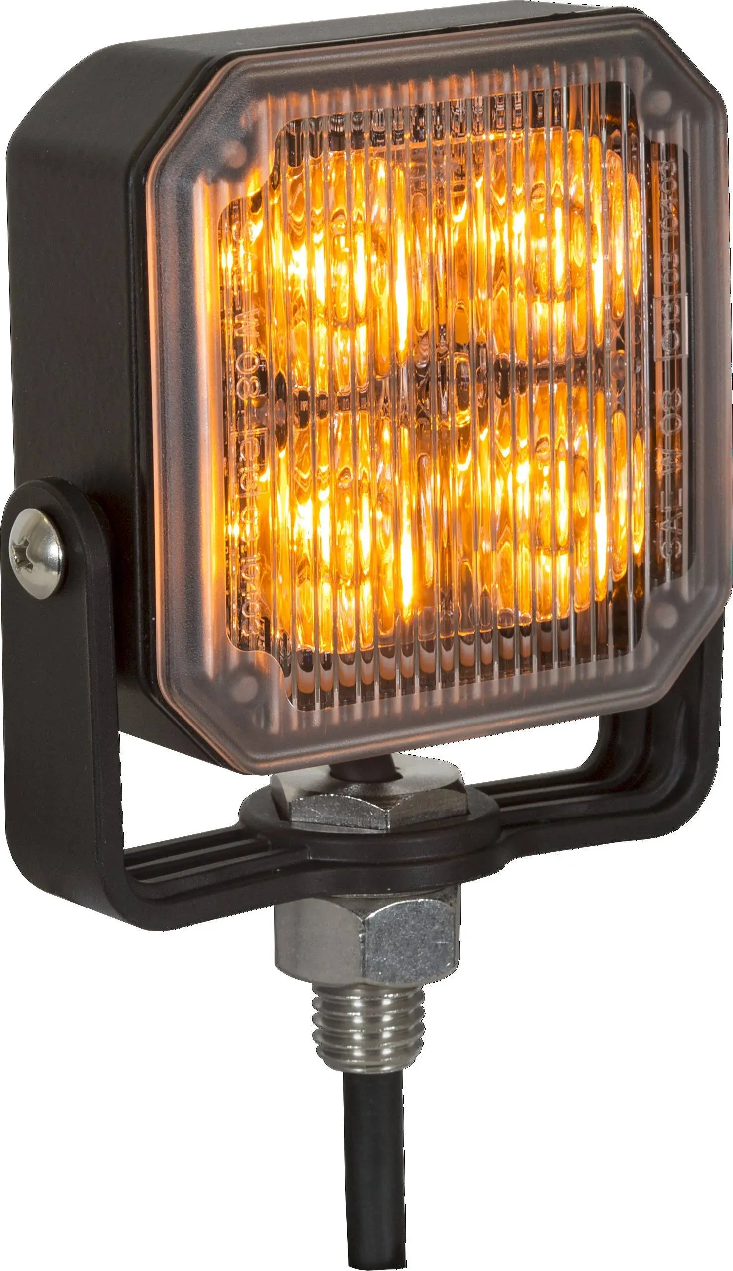 Buyers Products - 8891800 Post-Mounted 3 Inch LED Strobe Light, Amber