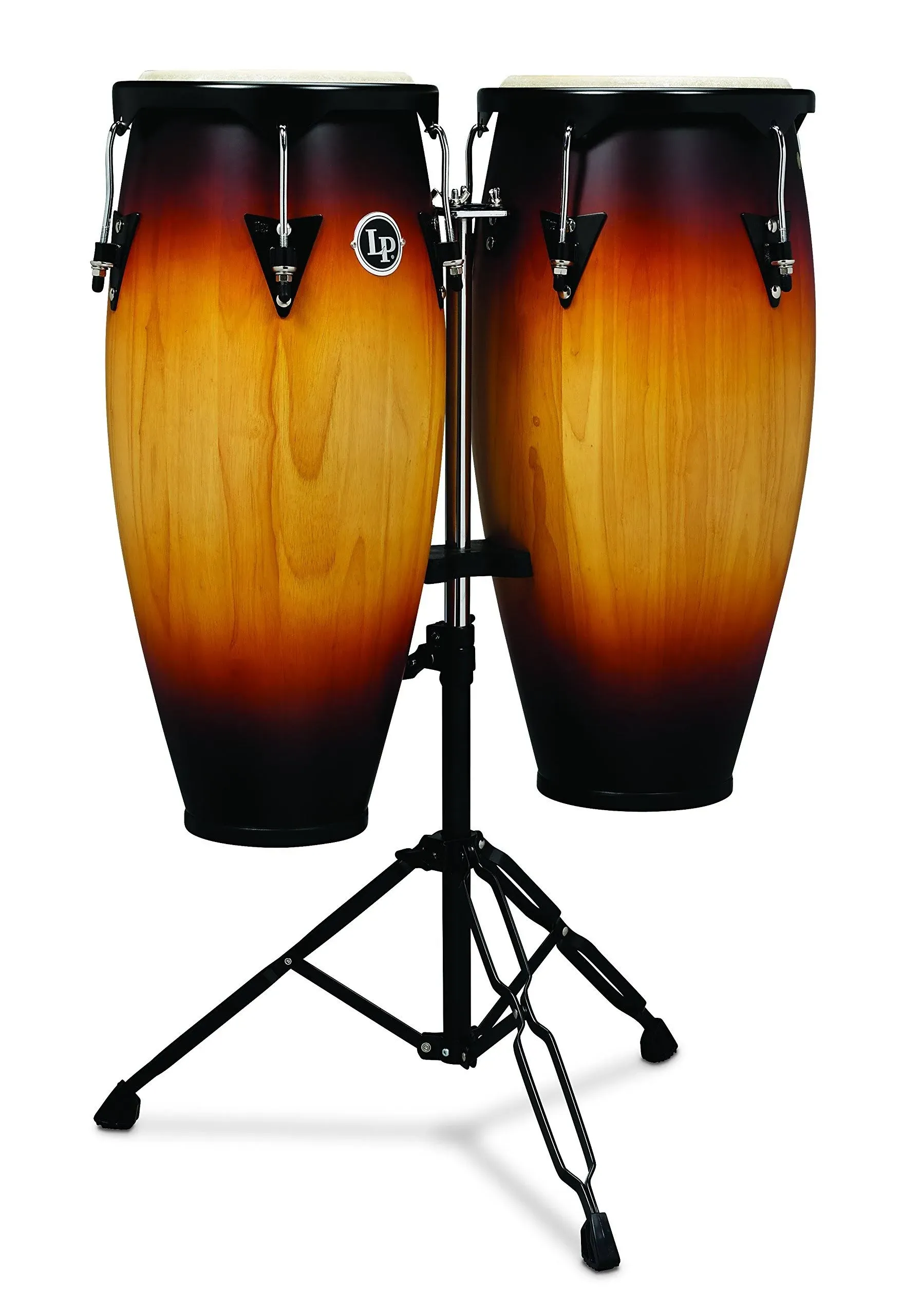 Latin Percussion City Series Conga Set with Stand - Vintage Sunburst