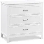 DaVinci Charlie 3-Drawer Dresser in White , 35x20x34 Inch (Pack of 1)