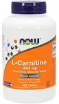 Now Foods, L-Carnitine, 1000 mg, 100 Tablets - 733739000682