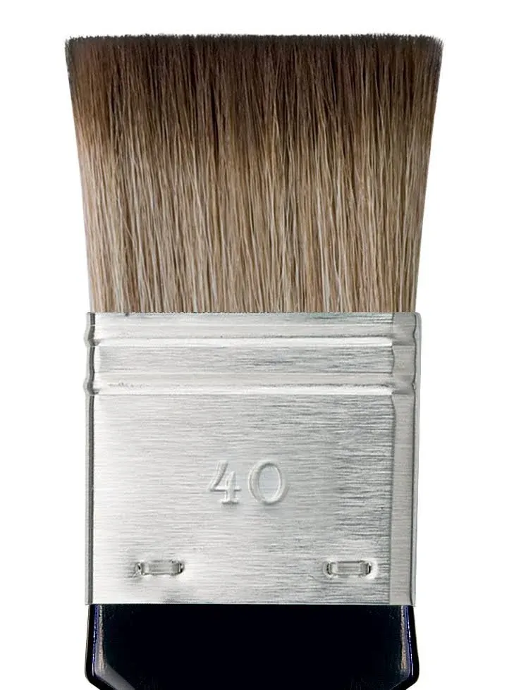 Da Vinci Casaneo Synthetic Squirrel Watercolor Brush - Mottler, Size 40, Short Handle, Synthetic