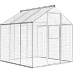 Outdoor Aviary Aluminum 72&#034;x70.1&#034;x76.4<wbr/>&#034; vidaXL