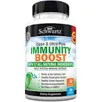 BIO Schwartz Immunity Boost Supplement with Elderberry, Vitamin A & More (90 Caps)