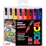 Posca PC-5M Medium Bullet Tip Marker Pens - Assorted Colours (Pack of 16)