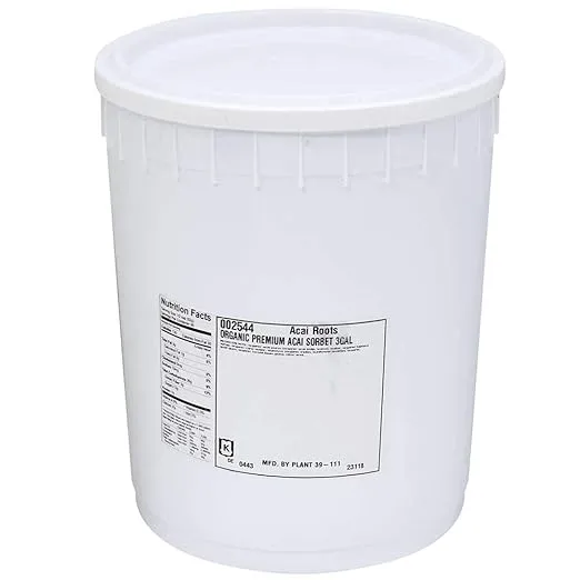 Acai Roots Organic Premium Acai Sorbet, 3 Gallon -- 1 each.
