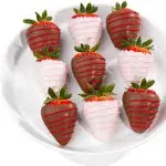 9 Love Bites Chocolate Covered Strawberries (Fun Size)