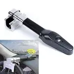 Vechkom Steering Wheel Lock Universal Security Car Anti Theft Safety Alarm Lock Retractable Anti Theft Protection T-Lock