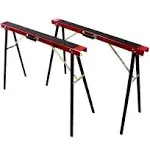 TOMAX Portable Folding Sawhorse Heavy Duty 275lb Weight Capacity Each Twin Pack