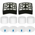 Colorfullife 2 Foam & Felt Filters and 1 HEPA Filter Kit for Shark Rotator ...