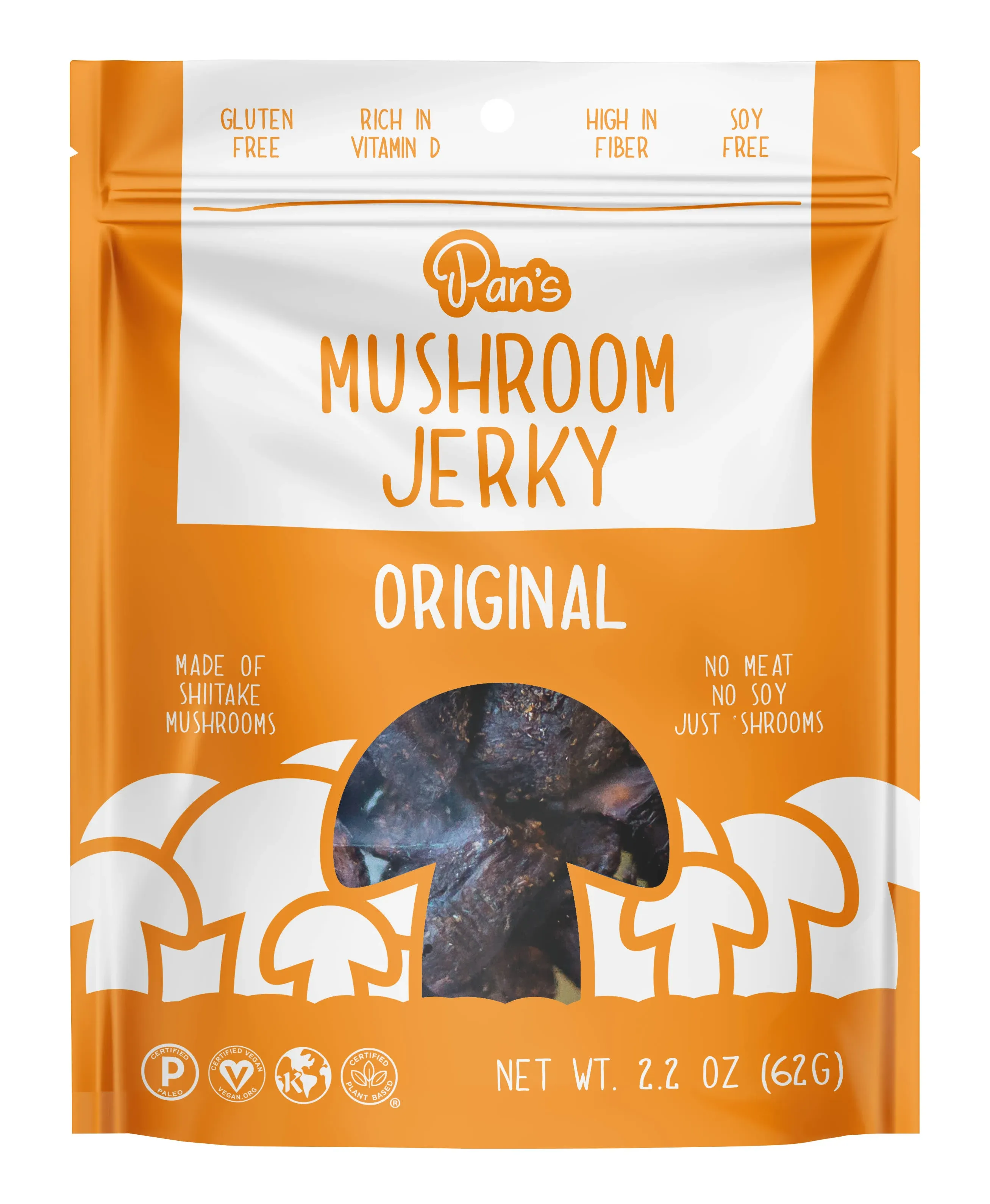 Pan's Mushroom Jerky Original