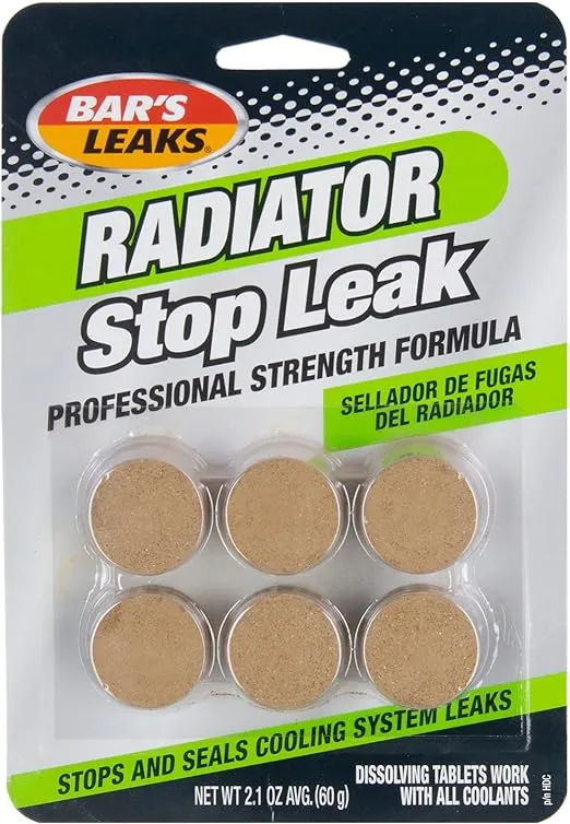 Bar's Leaks HDC Radiator Stop Leak Tablet - 60 Grams, Brown