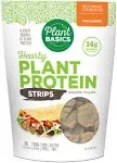 Plant Basics - Hearty Plant Protein - Unflavored Strips 1 lb Non-GMO Gluten Free Low Fat Low Sodium Vegan Meat SUBSTITUTE