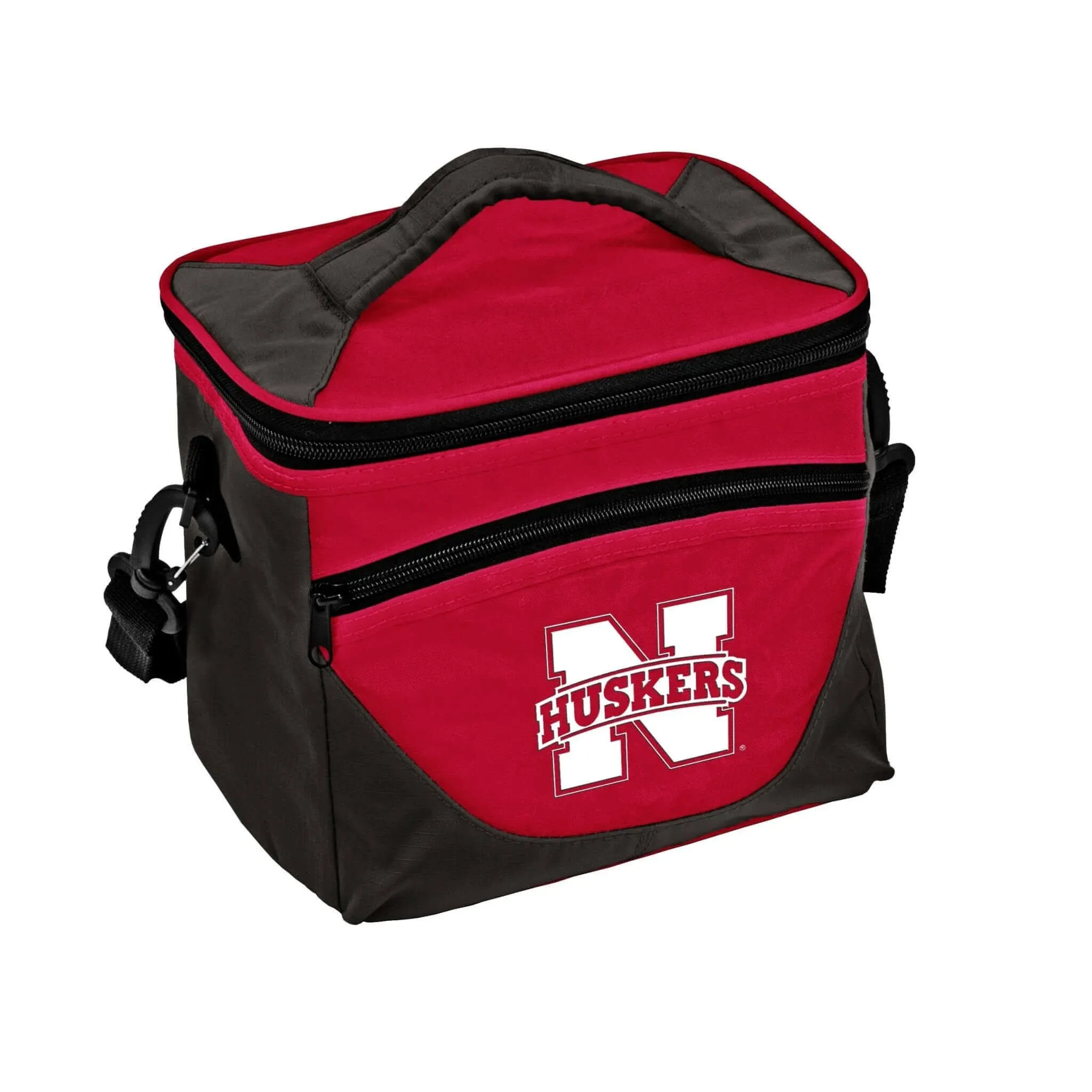 Logo Brands Officially Licensed NCAA Collegiate 9-Can Cooler Tote with Front Dry Storage Pocket and Shoulder Strap