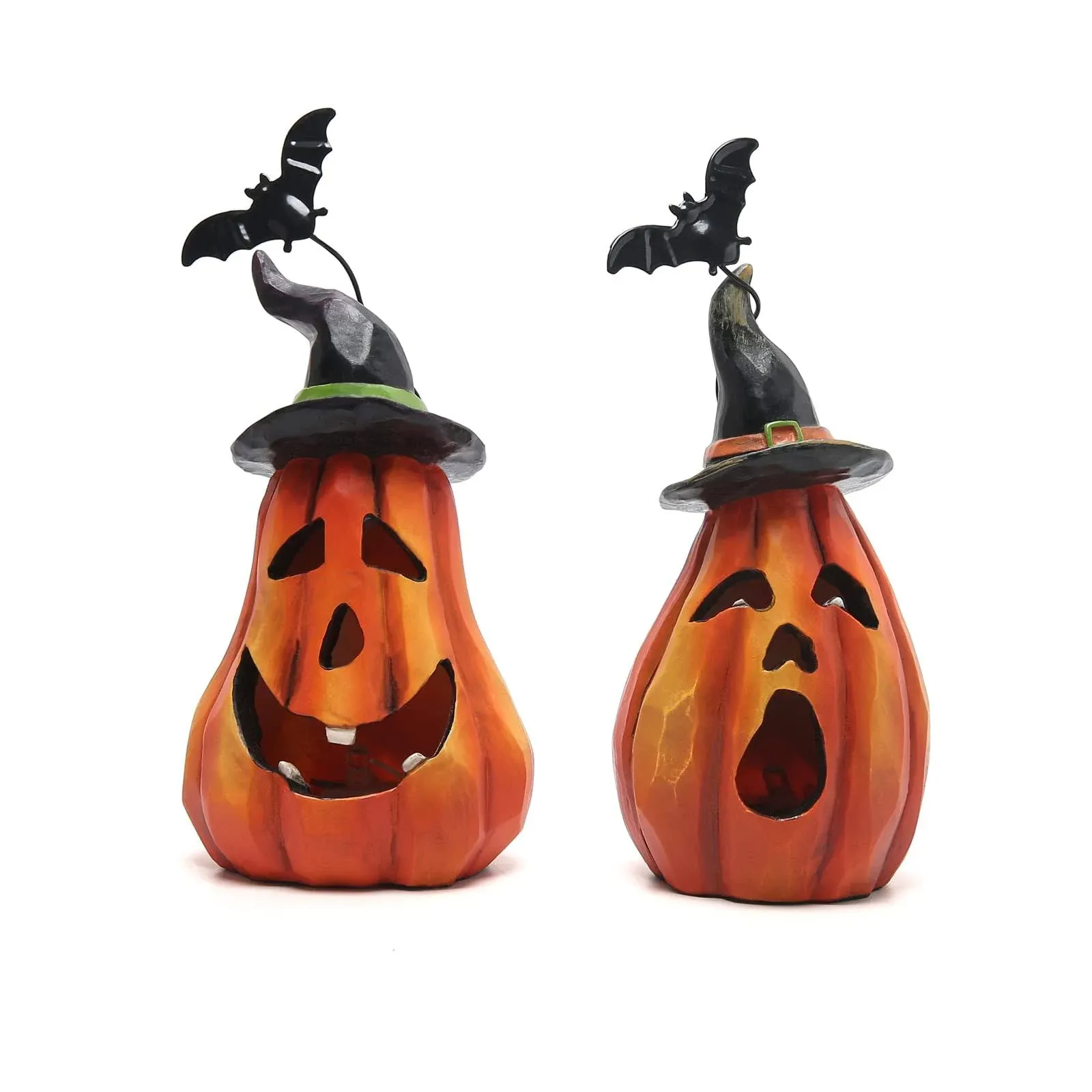 Hodao Halloween Pumpkin Decorations Indoor Halloween Decorations Clearance for Table/Halloween/Window/Present Box/Gift