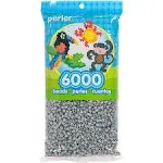 6,000 Perler Beads - Grey