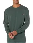 Dickies Men's Long Sleeve Heavyweight Crew Neck Tee, Hunter Green, XL