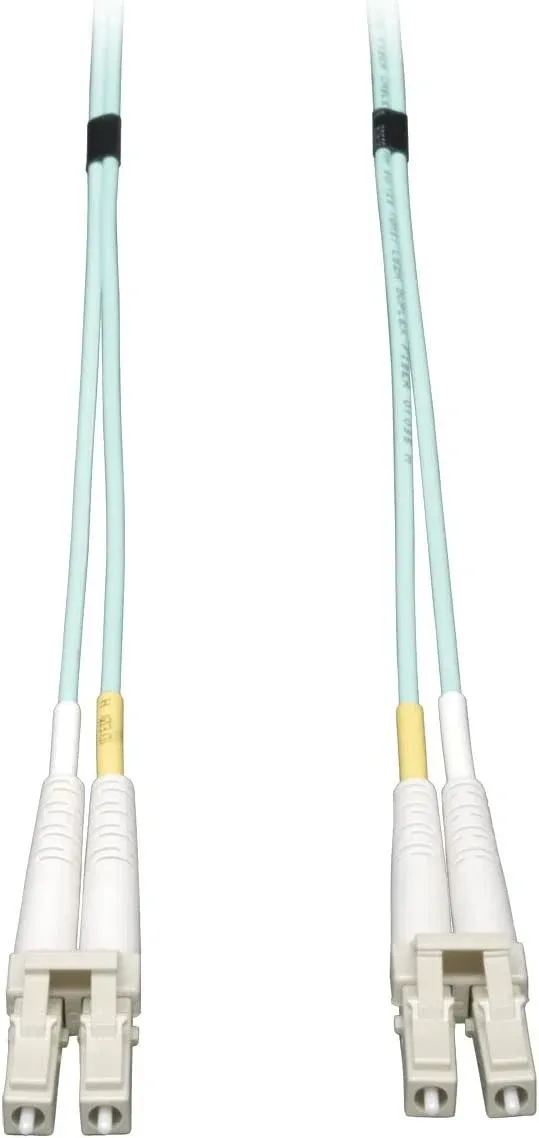 Tripp Lite N820-08M 10Gb Duplex MMF 50/125 OM3 LSZH Patch Cable (LC/LC), 26.20 ft, Aqua