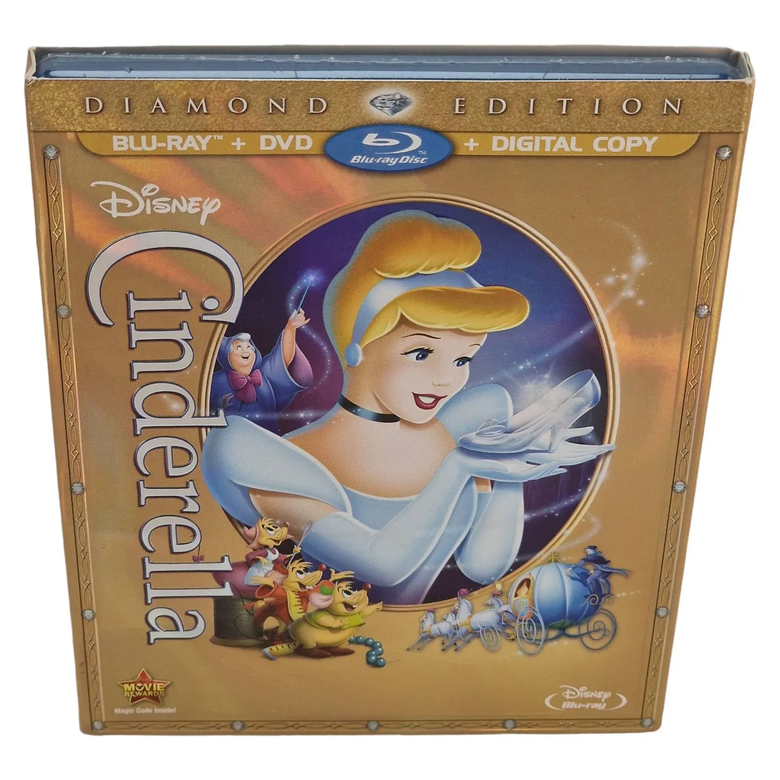 Cinderella: Diamond Edition, 3-Disc [Blu-ray + DVD + Digital Copy]