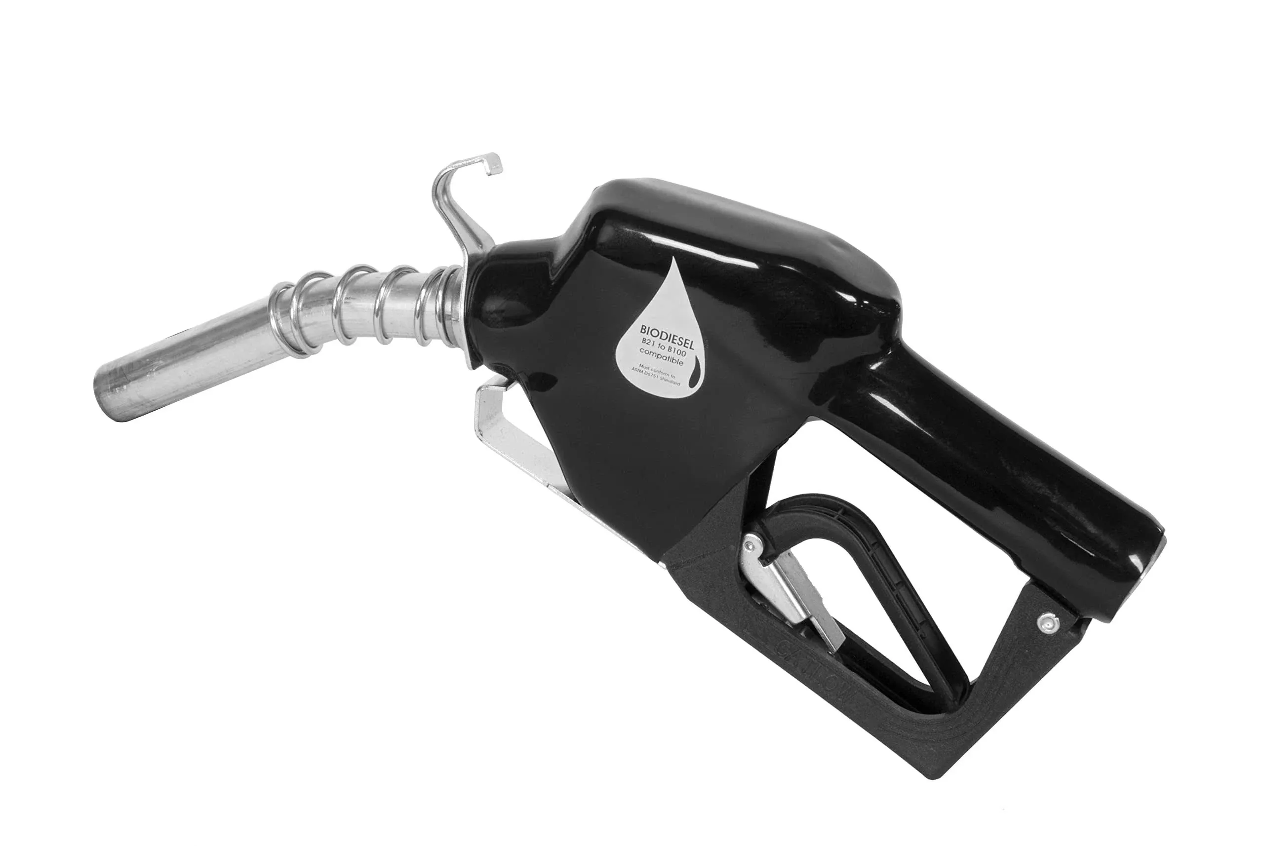 Fill-Rite BDH0707 3/4" 2.5-14.5 GPM (9.5-55 LPM) Bio-Diesel Automatic Nozzle with Hook (Black)