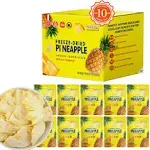 ONETANG Freeze-Dried Fruit Pineapple Chips 10 Pack