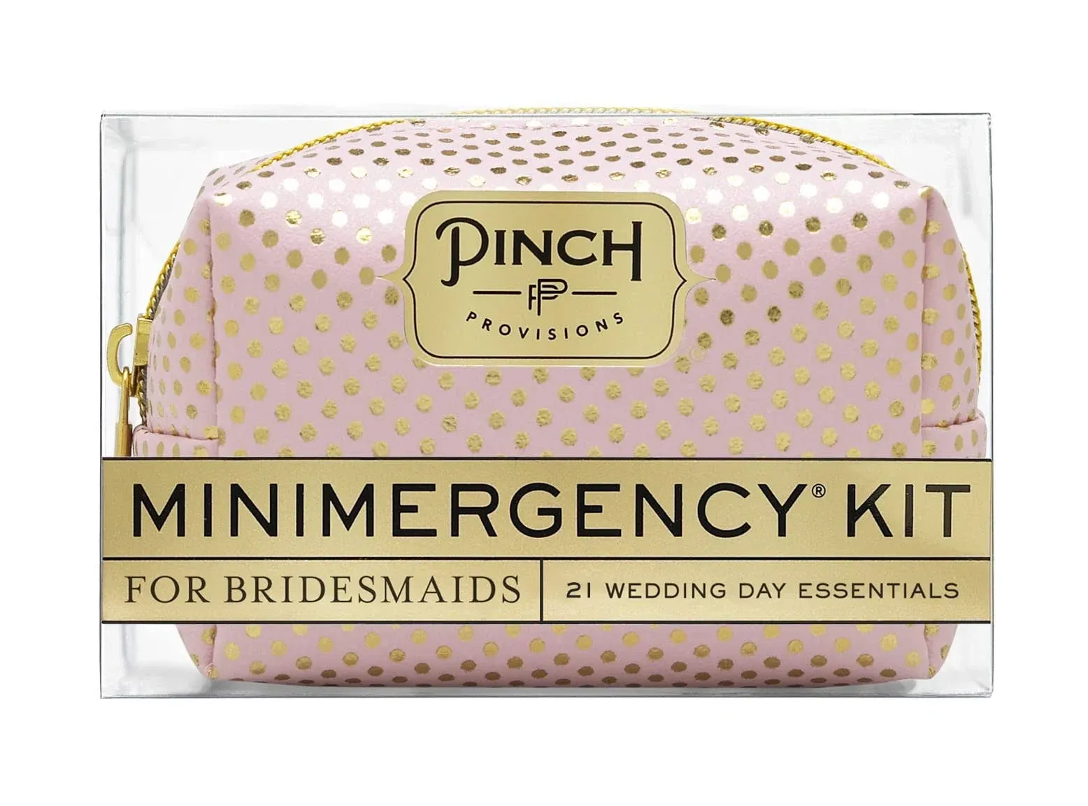 Pinch Provisions Minimergency Kit for Bridesmaids, Includes 21 Emergency Wedding Day Must-Have Essentials, Perfect Bridal Shower and Bridesmaids Proposal Gift