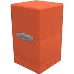 Ultra Pro Satin Tower Deck Box Pumpkin Orange