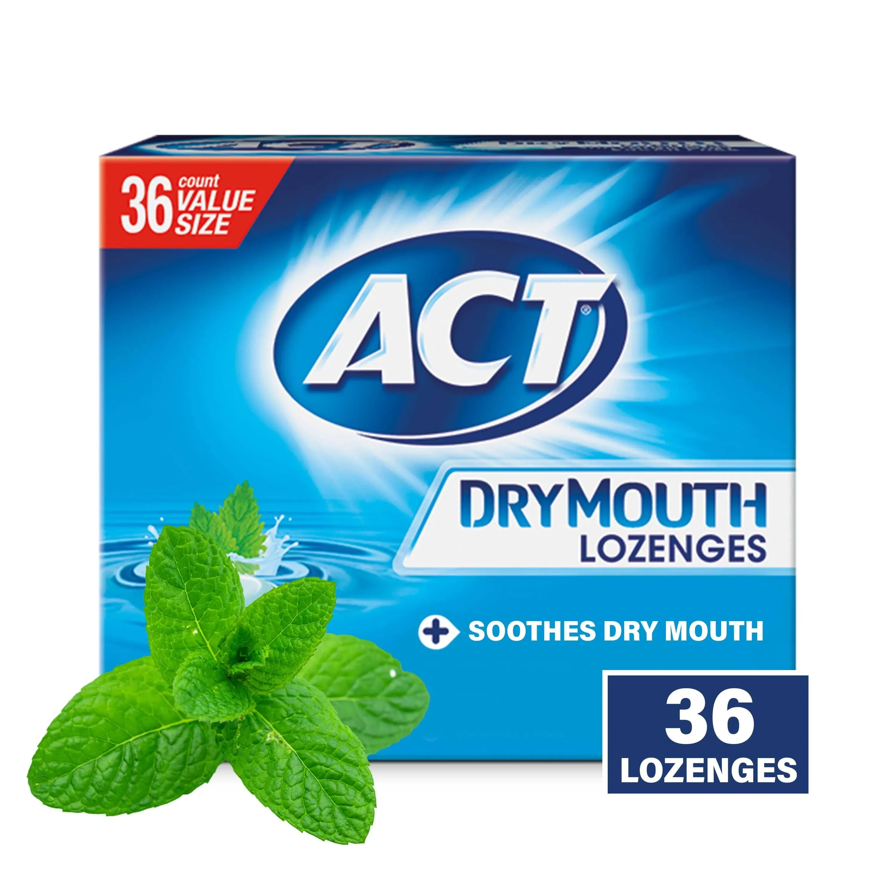 Act Dry Mouth Lozenges Mint