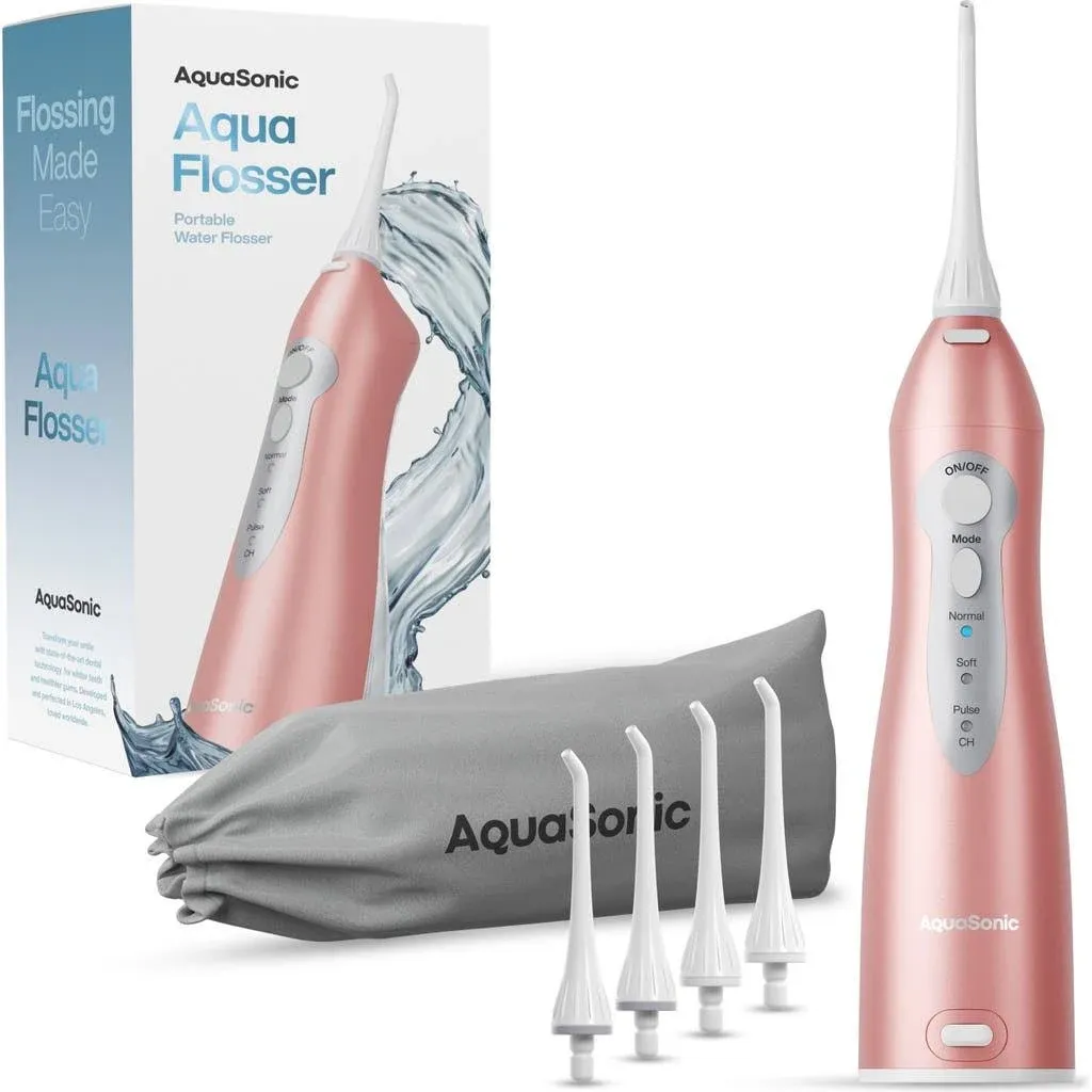 Aquasonic Aqua Flosser Rose Gold