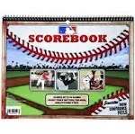 MLB Baseball + Softball Scorebook - Score Keeping Book for Stats Coaching Official Scorekeeper 25 Game