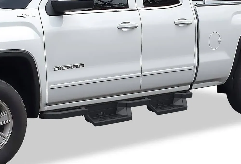 APS Drop Steps Running Boards Compatible with Chevy Silverado GMC Sierra 2007-2018 Extended Cab