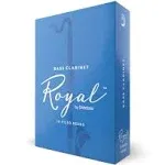 Rico Royal - Bass Clarinet Reeds - Strength: 2, 10-Pack