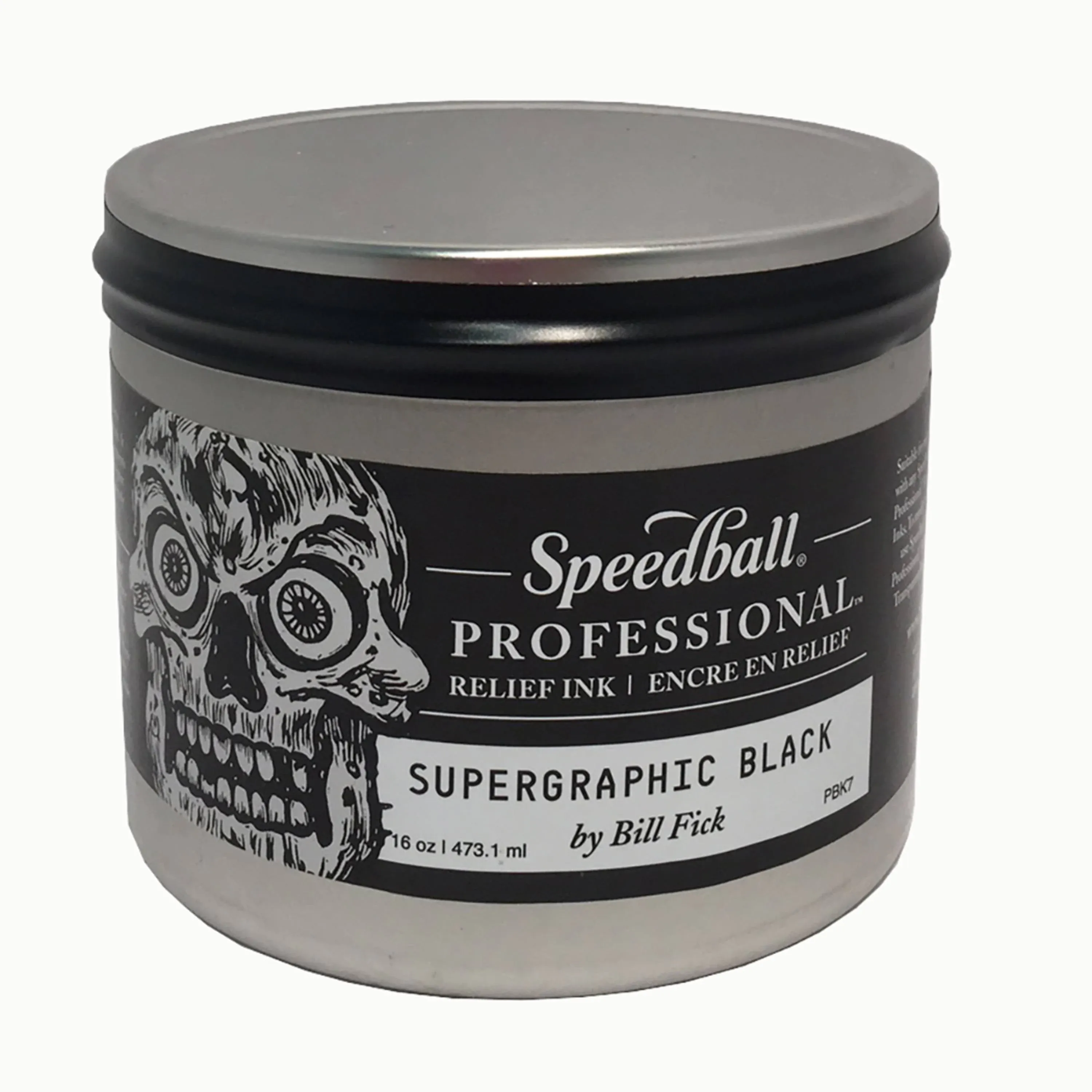 Speedball Professional Relief Ink - Supergraphic Black 16oz