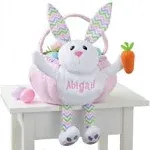 Personalized Pink Bunny Easter Basket  - 20878036 | HSN