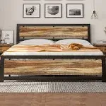 Codesfir Bed Frame with Headboard Heavy Duty Metal Platform Twin/Full/Queen/King  | eBay