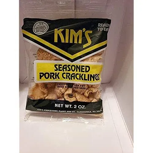 Kim's Seasoned Pork Cracklings (3 pack)